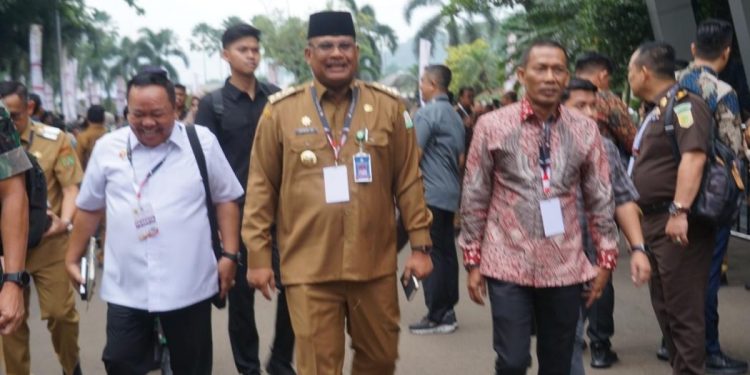 Pj Gubernur Safrizal Hadiri Undangan Rakornas Presiden Prabowo